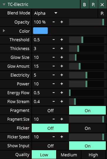 Electric Resolume Interface